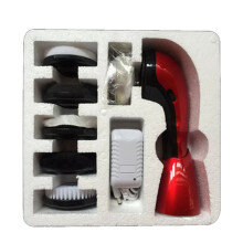 Portable Handheld Electric Shoe Brush Shine Polisher Battery/Plug-in Power Supply Electric Shoe Polisher Red EU Plug