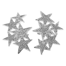 10Pcs White Zinc Alloy Star Charms for Wedding Shoe Decoration