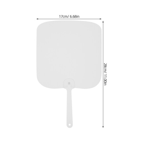10Pièces Éventails À Main Sublimation Rigide Pour Création 2