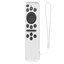 AntiDust Silicone Remote Cover Full Body Protections NonSlip Textures Shock Absorbing for BN5901432A/BN5901480L White