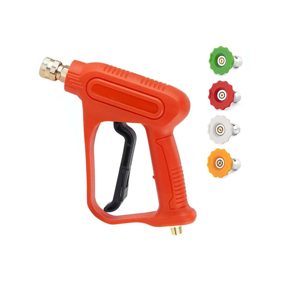 Pressure Washer Attachments With Swivel Pressure Washer Handle M22-15Mm Adapter & 4 Quick Connect Nozzles 6032687766126