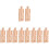 10Pièces Blocs Ferrée Bois Khaki Jeu Enfant Interaction 7