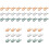 45Pcs PP Plastic Windproof Clothes Clips for Home and Beach 5
