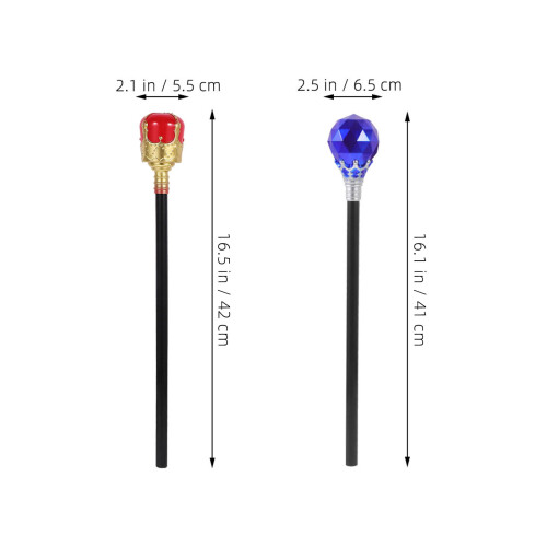 4Pièces Bâton Halloween Cosplay Décor Assorti 1