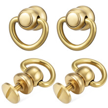 16St D-Ring Connectors Uit Messing Voor Handvatten En Hondenhalsbanden