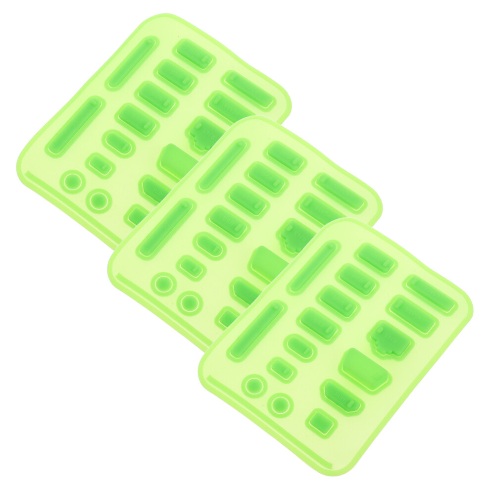 15Sets Silicone Laptop Plug Caps Usb C Port Dust Protector Green 3644226102222