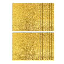 200Pcs Golden Foil Candy Wraps with Decorative Texture for Chocolate
