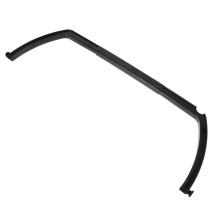 3Pcs Black Plastic Shopping Cart with Handle for Retail Use