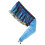 5Pcs Elegant Sky-Blue Sequin Belly Dance Hip Scarves Adjustable 1