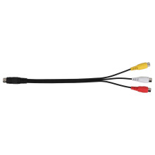 4Pcs Replacement Audio Video Cables Durable Plastic Copper for Car Use