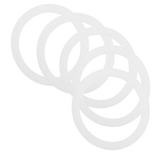 25Pcs White Silicone Gaskets for Kitchen Hose and Faucet Connections