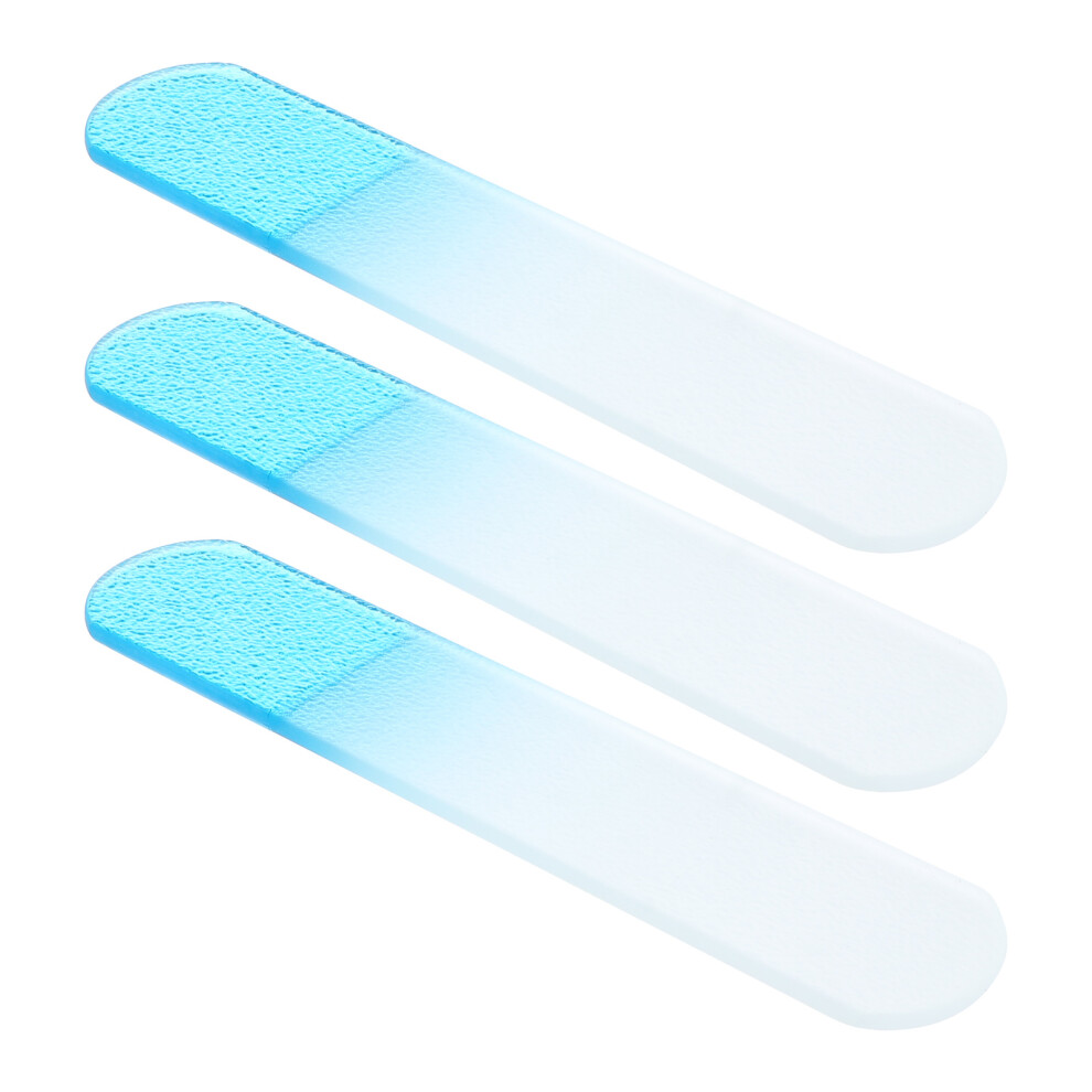 Artibetter 6Pcs Foot Dead Skin Removers Blue Glass Pedicure Files For Home Use
