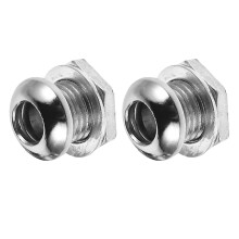 8Pcs Steel Air Vent Screw Pack Silver for Snare Drum and Bass Drum Use