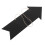 2Pcs Black Acrylic Double-Sided Chalkboard Hanging Signs for Office 1