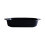 2Pcs Black Ceramic Lasagna Pan Porcelain Baking Dish with Handles 1