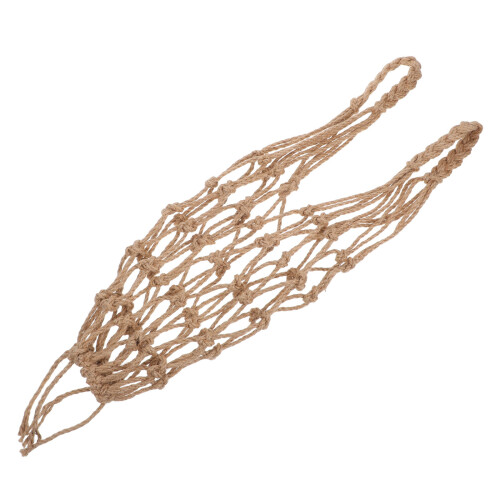 4Pcs Macrame Mesh Basket Beige Jute Rope Transport Net