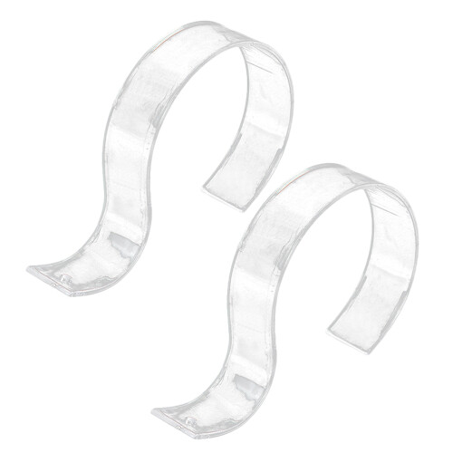 6Pcs Clear Belt Display Stand Organizer for Closet Retail Store Use