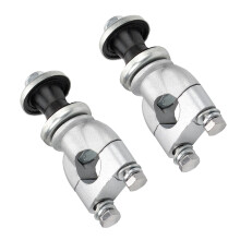 4Pcs Practical Motorbike Handlebar Riser Connecting Clamps Metal Alloy