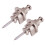 6Pcs Silver Guitar Strap Lock Button Secure Anti-Slip Bass Strap Locks 1