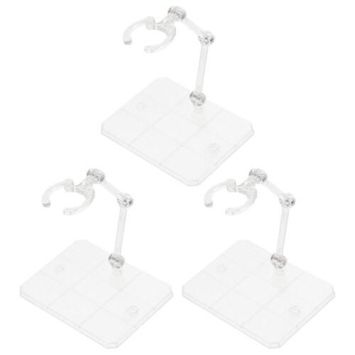 12Pièces Support Affichage Transparent ABS Pour Figurines Ajustable 1