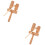 2Sets Lichtbruin Kindvriendelijk Guiro Percussie Toy 6