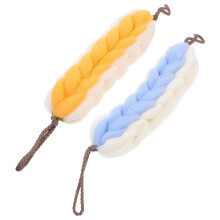 4Pcs Premium Pe Long Bathing Towels for Effective Body Exfoliation