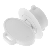 3Pcs White Paper Towel and Toilet Paper Holder Key Set for Bathrooms