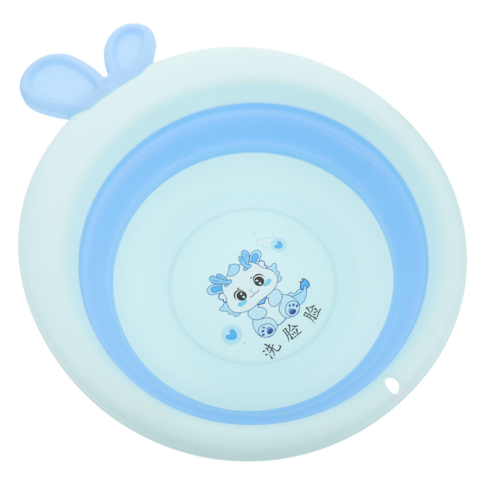 3Pcs Foldable Infant Bathtub Multi Plastic Cartoon Wash Basin For Home Ohphcall