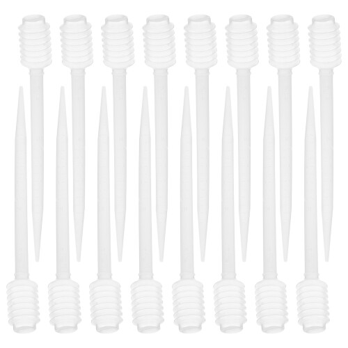 100Pcs Clear Disposable Plastic Pipettes for Precise Liquid Dropping