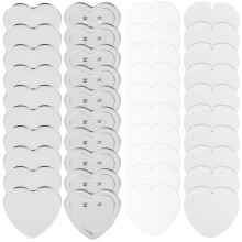 200Sets Durable Metal Heart Button Pin Maker Kit PVC Paper Blanks