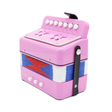 2Pcs Pink Early Educational Musical Accordion Toy for Kids Development