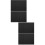 4Pièces Aluminium Robust Noires Pour Bricolage Atelier 9