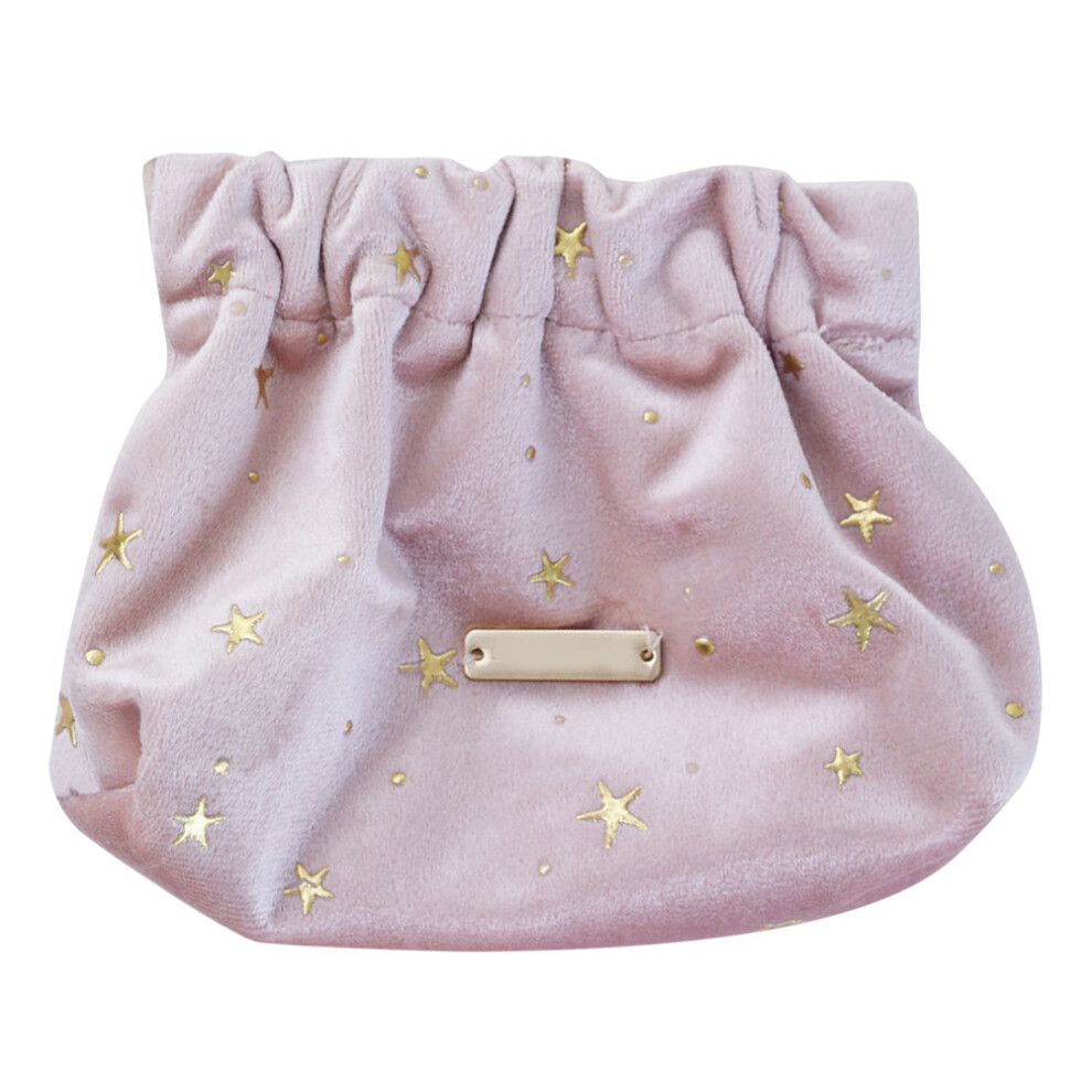 Artibetter Pink 2Pcs Key Storage Purse Lipstick Carrying Bag Travel Sundry Pouch