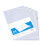120Pcs Plastic Clipboard White Portable File Organizer with Easy Clip 1