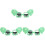 3St Kinder Partybril Dinosaur Tr90 Zonnebril Multikleur 4