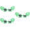 3St Kinder Partybril Dinosaur Tr90 Zonnebril Multikleur 9