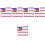 1000Pièces Toothpicks Bois Drapeaux Fruits Desserts Multicolores 6