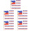 1000Pièces Toothpicks Bois Drapeaux Fruits Desserts Multicolores 8