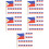 1000Pièces Toothpicks Bois Drapeaux Fruits Desserts Multicolores 9