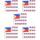 1000Pièces Toothpicks Bois Drapeaux Fruits Desserts Multicolores 10