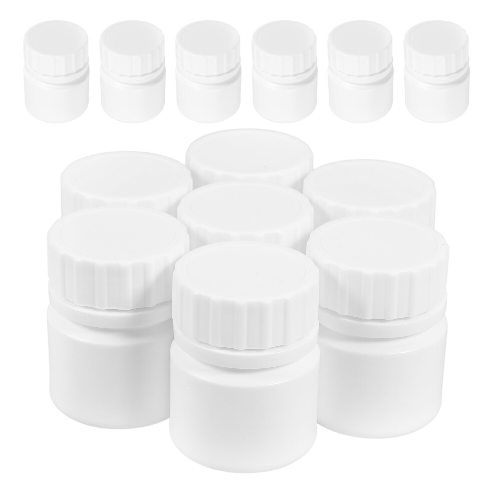 Aboofan White 80Pcs Hdpe Sample Bottle Organizer With Leak-Proof Screw Cap