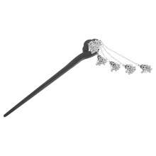 3Pcs Classic Chinese Tassel Hairpins Metal Wood Hair Accessories