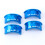 8Pcs Blue Bike Handlebar Conversion Sheets Aluminium Clamp 1