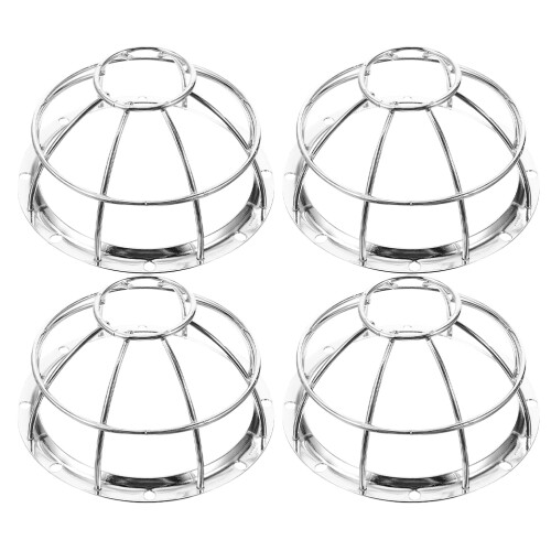 8Pcs Home Fire Sprinkler Splash Shields Silver Iron Wire Mesh
