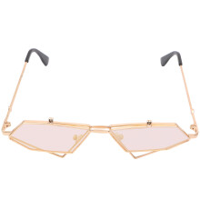 2Stk Trendige Punk Sonnenbrillen Pink Für Outdoor Looks