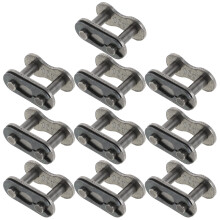 50Stk Kettenreparatur Glieder Verstärkt Metall Silber Schnell