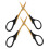 6Pcs Alloy DIY Craft Scissors Multi Color for Precise Hobby Cutting 1