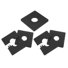 25Pcs Black Ppr Electrical Box Cover Plate Wall Hole Cover Dustproof