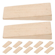 36Pcs Wooden Handle Wedges Light Brown Repair Tool