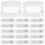 20Pcs Rectangular Paper Cake Boxes with Window Lid for Pastry Storage 1